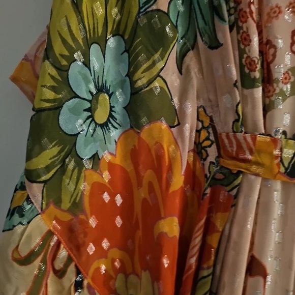 River Island Multicolor Floral Kimono with Belt - Picture 3 of 6